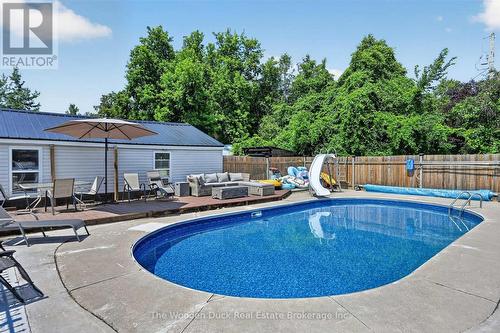20 Vollering Road, Otonabee-South Monaghan, ON - Outdoor With In Ground Pool With Deck Patio Veranda With Backyard