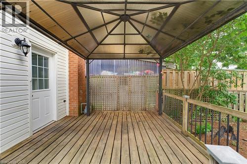 61 Balfour Crescent, Kitchener, ON - Outdoor With Deck Patio Veranda With Exterior