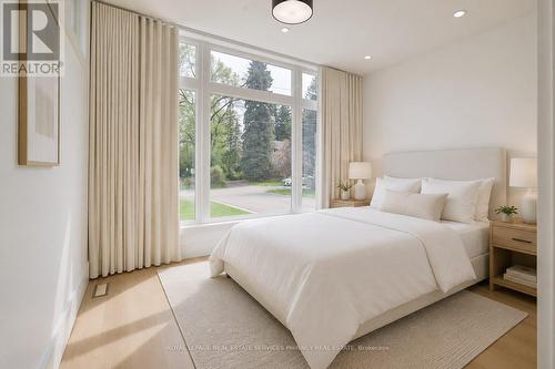 Virtually Staged - 1143 Kane Road, Mississauga, ON - Indoor Photo Showing Bedroom