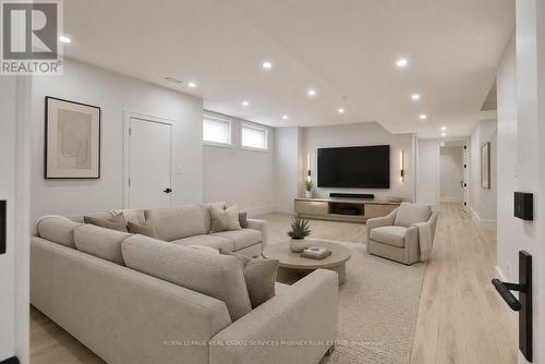 Virtually Staged - 1143 Kane Road, Mississauga, ON - Indoor Photo Showing Living Room