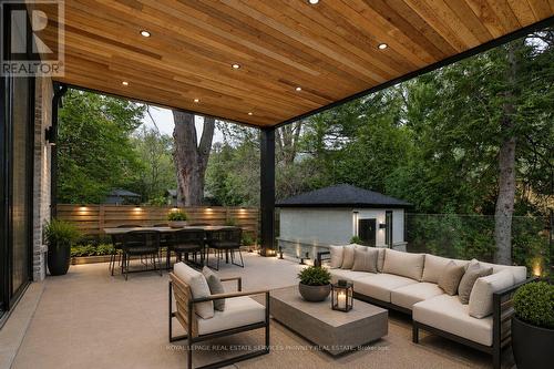 Virtually Staged - 1143 Kane Road, Mississauga, ON - Outdoor With Deck Patio Veranda With Exterior