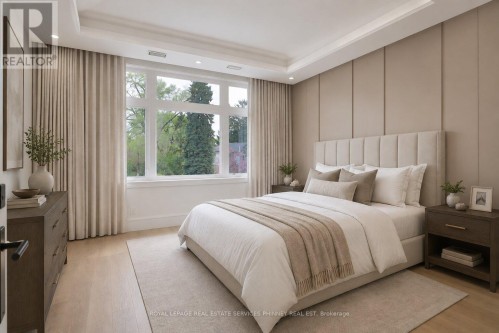 Virtually Staged - 1143 Kane Road, Mississauga, ON - Indoor Photo Showing Bedroom