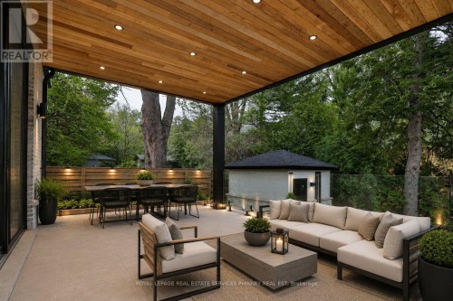 Virtually Staged - 1143 Kane Road, Mississauga, ON - Outdoor With Deck Patio Veranda With Exterior