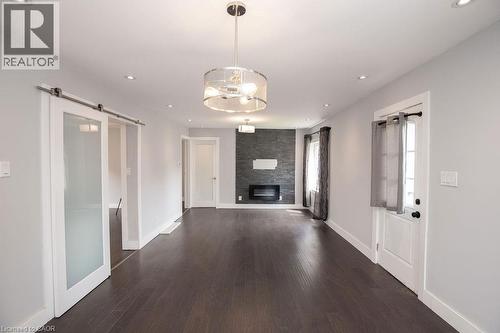 57 Division Street, Hamilton, ON - Indoor Photo Showing Other Room With Fireplace