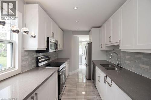 57 Division Street, Hamilton, ON - Indoor Photo Showing Kitchen With Double Sink With Upgraded Kitchen