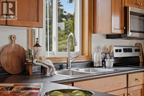 9553 Manitou, Windsor, ON - Indoor Photo Showing Kitchen With Double Sink