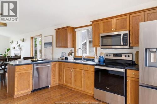 9553 Manitou, Windsor, ON - Indoor Photo Showing Kitchen With Double Sink