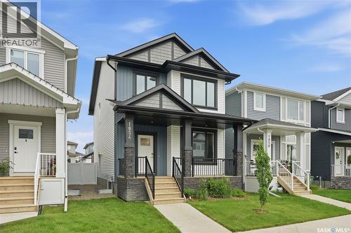 1054 Brighton Gate, Saskatoon, SK - Outdoor With Deck Patio Veranda With Facade