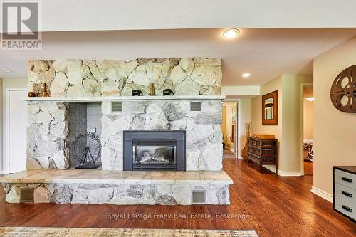 156 Acton Road, Uxbridge, ON - Indoor Photo Showing Living Room With Fireplace