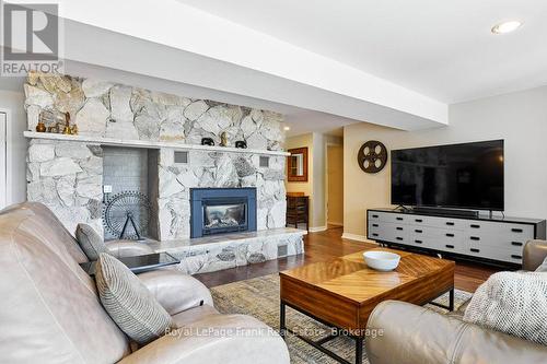 156 Acton Road, Uxbridge, ON - Indoor Photo Showing Living Room With Fireplace