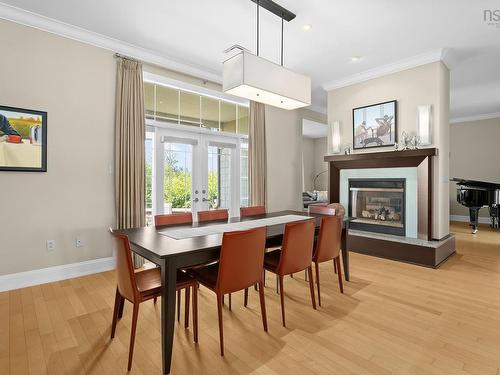 133 Harbourside Drive Drive, Fox Harbour, NS - Indoor Photo Showing Dining Room With Fireplace