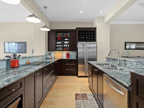 133 Harbourside Drive Drive, Fox Harbour, NS - Indoor Photo Showing Kitchen With Double Sink With Upgraded Kitchen
