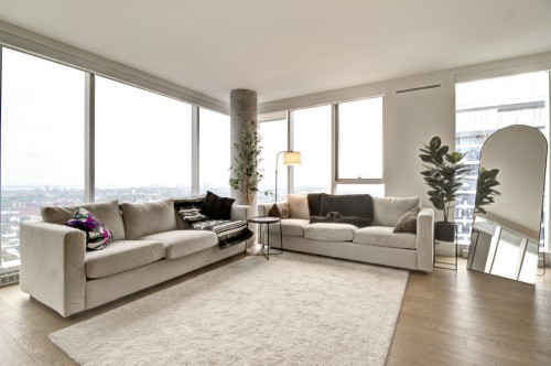 Living Room - 3306-1450 Boul. René-Lévesque O., Montréal (Ville-Marie), QC - Indoor Photo Showing Living Room