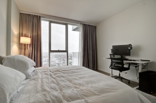 Master Bedroom - 3306-1450 Boul. René-Lévesque O., Montréal (Ville-Marie), QC - Indoor Photo Showing Bedroom