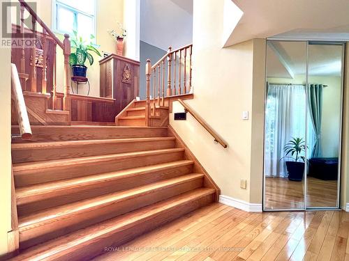 It Leads to The Impressive Upper-Level Family Room - 3364 Ingram Road, Mississauga, ON - Indoor Photo Showing Other Room