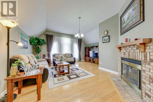 Huge Space with A Cozy Wood-Burning Fireplace - 3364 Ingram Road, Mississauga, ON - Indoor Photo Showing Living Room With Fireplace