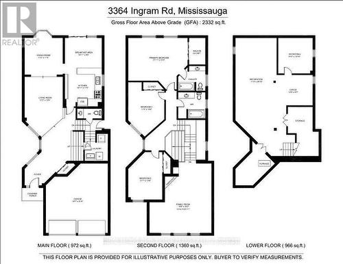 Exceptional Layout, Largest 3-Bed Det in The Area! - 3364 Ingram Road, Mississauga, ON - Other