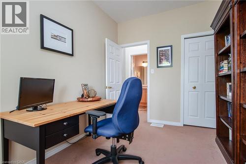 Room featuring neutral wall paint, carpet flooring, and white trim - 38 David Bergey Drive, Kitchener, ON - Indoor Photo Showing Office