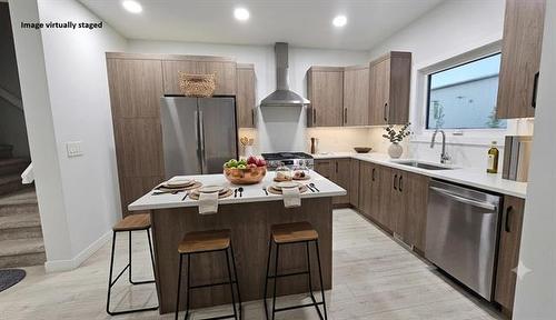 94 Red Pine Dr, West St Paul, MB - Indoor Photo Showing Kitchen With Stainless Steel Kitchen With Upgraded Kitchen