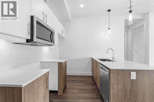 595 Lily Mac Unit# 103, Windsor, ON - Indoor Photo Showing Kitchen With Upgraded Kitchen