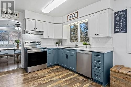 9793 Dickenson Road W, Hamilton, ON - Indoor Photo Showing Kitchen With Double Sink