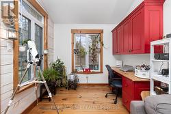 Built In Desk & Cabinet - 