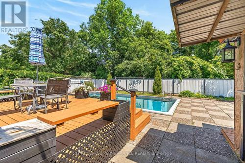 2179 Erinbrook Crescent, Ottawa, ON - Outdoor With In Ground Pool With Deck Patio Veranda
