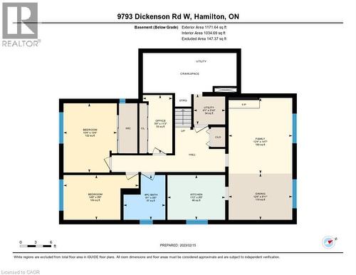 Floor plan- Bsmt - 9793 Dickenson Road W, Hamilton, ON - Other