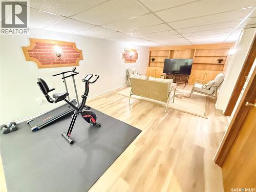 715 Brimacombe Drive, Weyburn, SK - Indoor Photo Showing Gym Room