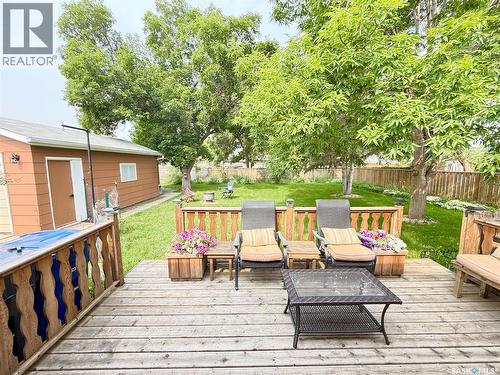715 Brimacombe Drive, Weyburn, SK - Outdoor With Deck Patio Veranda With Exterior