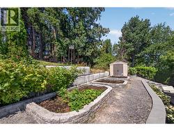 Lots of space for garden beds, featuring a garden shed - 