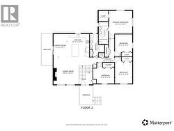 Main home floor plan on the upper level - 
