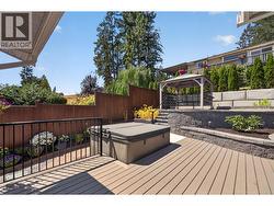 Hot tub just off of the deck - 