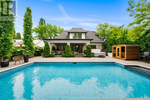 363 Niar Avenue, Mississauga, ON - Outdoor With In Ground Pool With Deck Patio Veranda