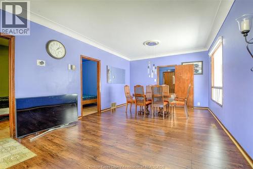 1233 Lincoln, Windsor, ON - Indoor Photo Showing Dining Room