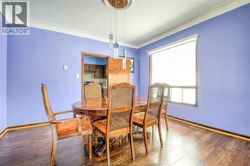 1233 Lincoln, Windsor, ON - Indoor Photo Showing Dining Room