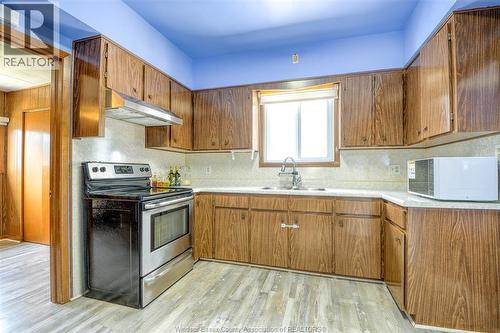 1233 Lincoln, Windsor, ON - Indoor Photo Showing Kitchen With Double Sink