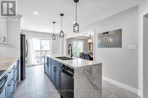 67 Hutton Place, Clarington, ON - Indoor Photo Showing Kitchen With Double Sink With Upgraded Kitchen