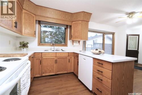 2 Spice Drive, Yorkton, SK - Indoor Photo Showing Kitchen With Double Sink