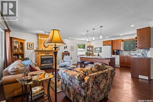 1201 Mckay Drive, Prince Albert, SK - Indoor With Fireplace