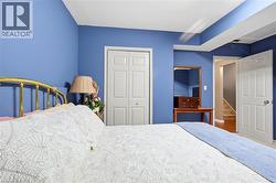 Recessed lighting and a bi-fold closet door enhance this interior space - 