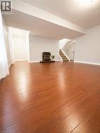 Bright basement featuring durable flooring and plenty of open space for a family room, games area, or home office - 