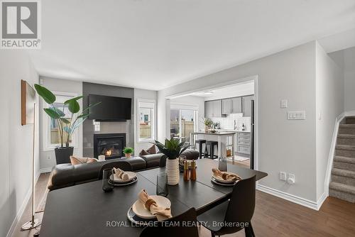 90 Buffalograss Crescent, Ottawa, ON - Indoor With Fireplace