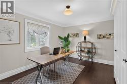 4th bedroom set up as an office - 