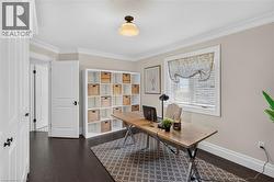 4th bedroom set up as an office - 