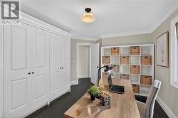 4th bedroom set up as an office - 