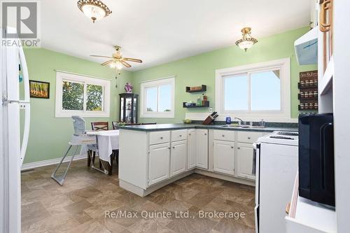 15150 County Rd 2, Brighton, ON - Indoor Photo Showing Kitchen With Double Sink