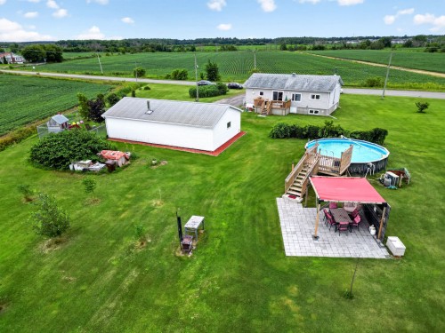 Photo aérienne - 801 9E Avenue, Saint-Lin/Laurentides, QC - Outdoor With Above Ground Pool With View
