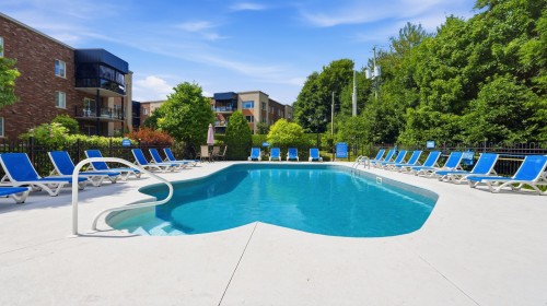Pool - 306-1140 Boul. Du Loiret, Québec (Charlesbourg), QC - Outdoor With In Ground Pool