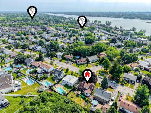 Aerial View - 7243 Rue Des Martinets, Laval (Duvernay), QC - Outdoor With Body Of Water With View